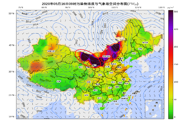 “NAQPMS沙尘模式”直播回看——5月15-18日沙尘过程